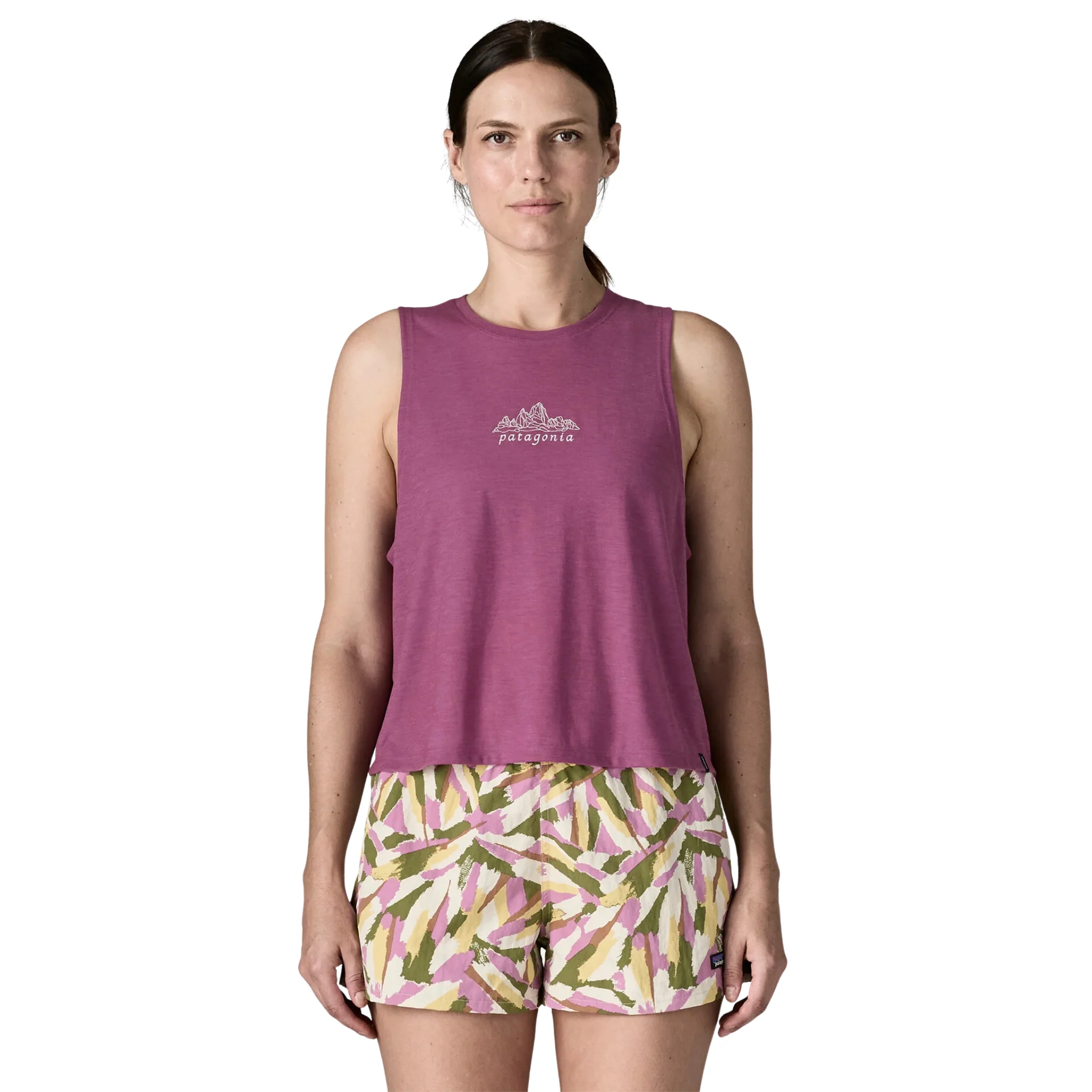 W's Capilene Cool Trail Cropped Tank Top - Image 3