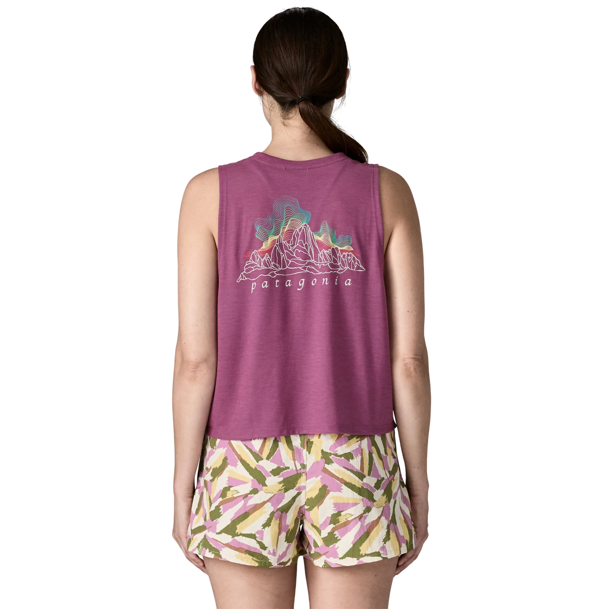 W's Capilene Cool Trail Cropped Tank Top - Image 4