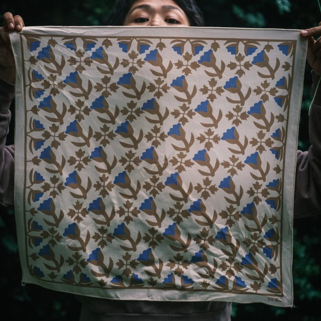 LaRon's Tulips and Holly Bandana - Image 3