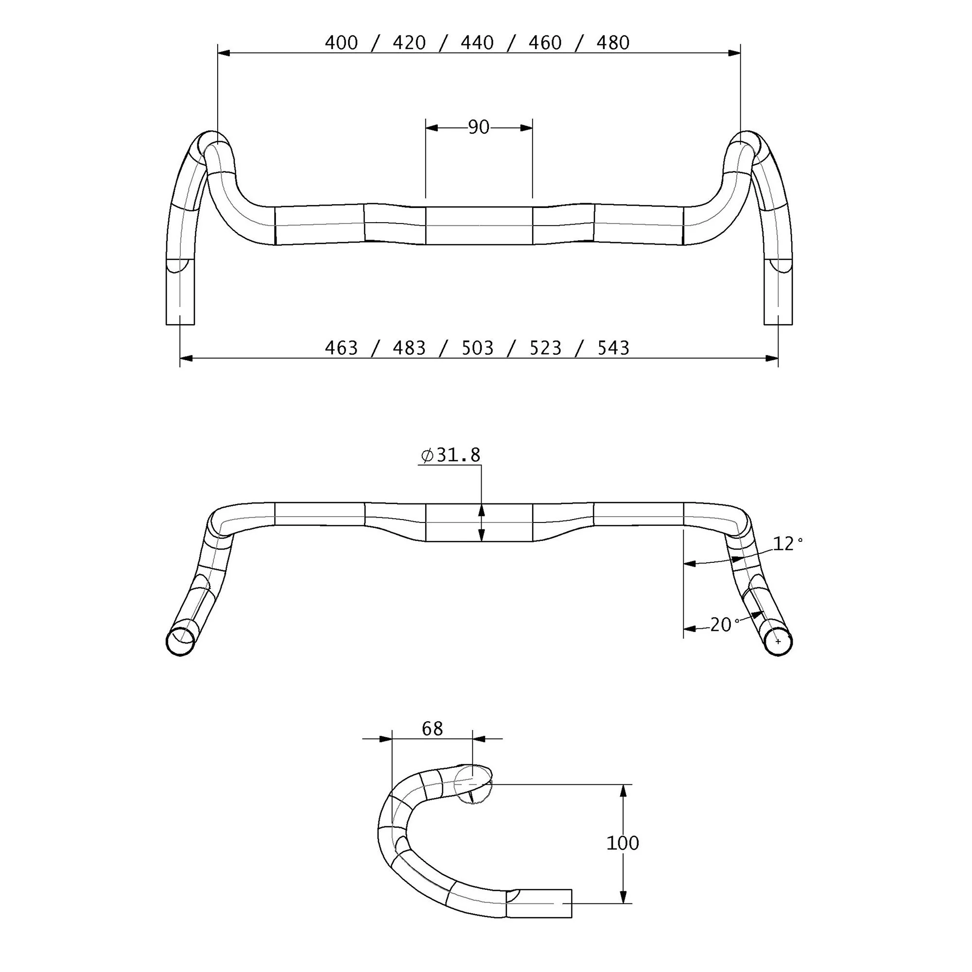 Feldspar Carbon Drop Bar - Image 5
